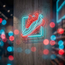 Load image into Gallery viewer, Sneakers neon sign, Running Shoes neon sign, Athletic Footwear neon sign
