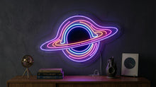 Load image into Gallery viewer, Black hole neon sign, Event horizon neon sign, Space singularity neon sign Multicolor
