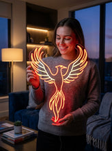 Load image into Gallery viewer, Phoenix Neon Sign, Rising firebird neon sign, Mythic phoenix neon sign
