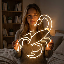 Load image into Gallery viewer, Scorpio Zodiac Neon Sign, Astrology Symbol Neon Sign, Water Sign Neon Sign
