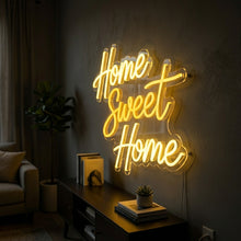 Load image into Gallery viewer, Home Sweet Home Neon Sign, Cozy Home Neon Sign, Welcome Home Neon Sign
