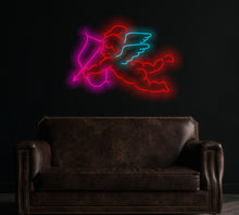 Load image into Gallery viewer, Angel of love neon sign, cupid led sign, Valentine&#39;s Day gift led

