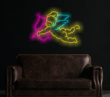 Load image into Gallery viewer, Angel of love neon sign, cupid led sign, Valentine&#39;s Day gift led

