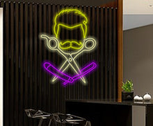 Load image into Gallery viewer, Barbershop neon sign
