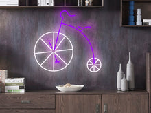 Load image into Gallery viewer, Bicycle neon sign, Vintage Bicycle, Bicycle led sign, Bicycle light sign, Bike neon sign, Cyclist neon sign, Bicycle lover gift,
