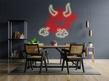 Load image into Gallery viewer, Bull Head Neon sign, Longhorn Neon Sign, Texas LongHorn Sign, Cow Neon Sign, Western Cowboy Bull neon sign, Neon Rodeo, western neon
