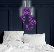 Load image into Gallery viewer, Cat Led Neon Sign, Bedroom Decor, Animal Lover Gifts, Cute Wall Custom Neon Decor, Cat Night Light
