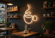 Load image into Gallery viewer, Coffee Cup Neon Sign
