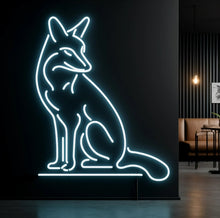 Load image into Gallery viewer, Coyote neon sign, coyote neon light, coyote neon sign decor, coyote neon sign for sale, coyote neon sign custom, coyote neon sign art, coyote neon sign vintage, coyote neon sign LED, coyote neon sign bar, coyote neon sign shop
