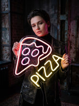 Load image into Gallery viewer, Pizza slice Neon Sign

