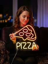 Load image into Gallery viewer, Pizza slice Neon Sign
