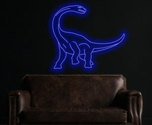 Load image into Gallery viewer, Dinosaur neon sign, Brachiosaurus neon sign, dino neon sign, animal neon sign
