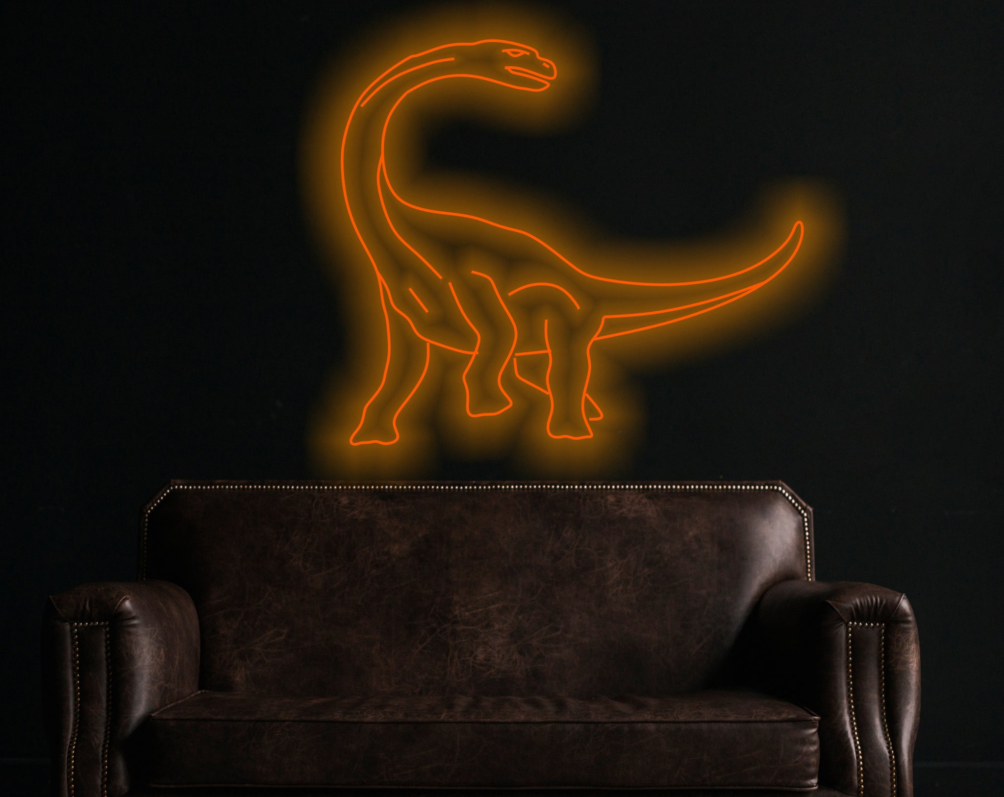 Dinosaur neon sign Brachiosaurus neon sign dino neon sign animal neon sign Ooh neon
