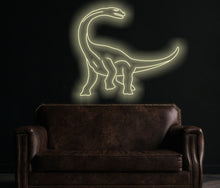 Load image into Gallery viewer, Dinosaur neon sign, Brachiosaurus neon sign, dino neon sign, animal neon sign
