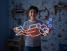 Load image into Gallery viewer, Scuba Diver neon sign, Underwater Diver neon sign, Scuba Diving neon sign
