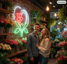Load image into Gallery viewer, romantic neon sign, love neon sign, couple neon sign, wedding neon sign, heart neon sign
