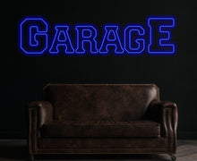 Load image into Gallery viewer, Garage neon sign, Garage led sign, Garage light up sign, Personalized garage sign for men, Garage name sign, Garage decor for men

