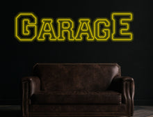 Load image into Gallery viewer, Garage neon sign, Garage led sign, Garage light up sign, Personalized garage sign for men, Garage name sign, Garage decor for men
