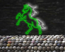 Load image into Gallery viewer, Horse Neon sign, Neon Mustang Sign, Custom Neon Horse Sign
