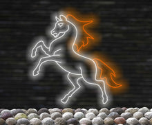 Load image into Gallery viewer, Horse Neon sign, Neon Mustang Sign, Custom Neon Horse Sign

