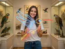 Load image into Gallery viewer, Hummingbird neon sign, Hummingbird neon light, Neon bird-shaped sign, Bird neon signage, Hummingbird-shaped neon light
