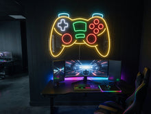 Load image into Gallery viewer, Game Controller LED neon sign, Joystick Neon Sign, Unique gift idea,Neon game room sign, Man cave decor
