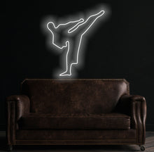 Load image into Gallery viewer, Karate fighter neon sign
