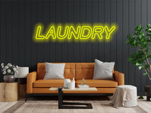 Load image into Gallery viewer, Neon sign Laundry, inscription laundry led light, neon sign for laundry business, Laundry logo neon sign, Laundry text led light, laundry
