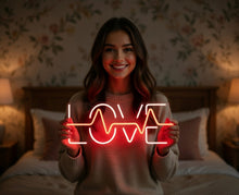 Load image into Gallery viewer, Love Pulse Neon Sign, Heartbeat Love Neon Sign, ECG Love Neon Sign
