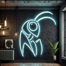 Load image into Gallery viewer, Night flyer neon sign, Nocturnal moth neon sign
