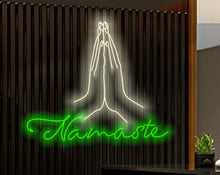 Load image into Gallery viewer, Namaste Neon Signs, Neon Signs Yoga
