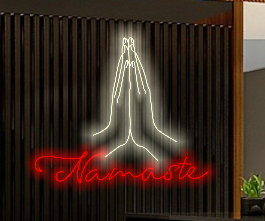 Namaste Neon Signs, Neon Signs Yoga