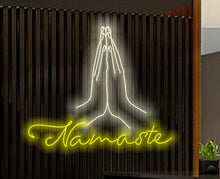 Load image into Gallery viewer, Namaste Neon Signs, Neon Signs Yoga
