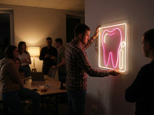 Load image into Gallery viewer, Tooth Dentistry neon sign, Dental Office neon sign, Dentist Tooth Sign neon sign
