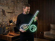 Load image into Gallery viewer, Golf Neon Sign, Golf Club Ball Neon Sign, Golfer Sports Neon Sign
