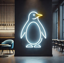 Load image into Gallery viewer, Antarctic Penguin neon sign, Emperor Penguin neon sign, Arctic Bird neon sign
