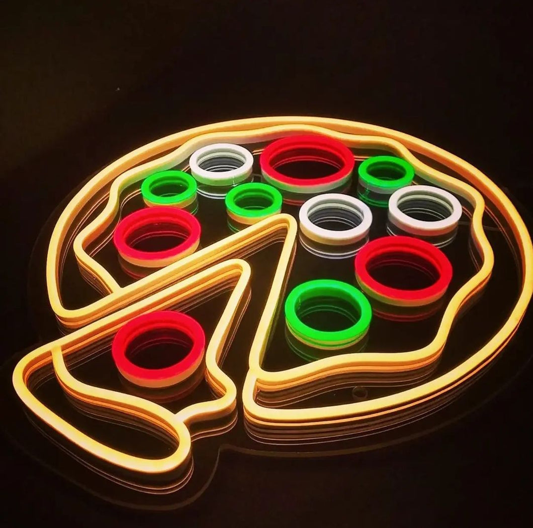 Pizza Neon Sign, Pizza LED Wall Decor, Pizza Slice Led Sign, Custom Neon Sign, Smiley Neon Sign, Food Neon Sign, Pizza Wall Art Kitchen