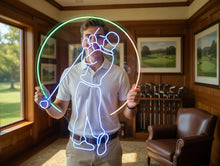 Load image into Gallery viewer, Golf Player Neon Sign, Golfer Swing Neon Sign, Country Club Neon Sign
