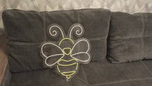 Load and play video in Gallery viewer, Bee neon sign, Honey neon sign, baby decor, Housewarming bedroom decor lamp, Nursery led neon sign
