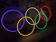 Load image into Gallery viewer, Sport neon sign, Olympic rings neon sign, olympic games neon sign
