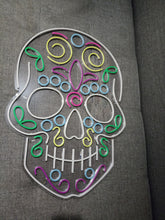 Load image into Gallery viewer, Sugar Skull Neon Sign, Neon Sugar Skull, Calavera neon sign,Mexican Skull Of Death Motive Neon Sign
