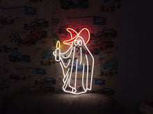 Load image into Gallery viewer, Halloween Ghost neon sign, Ghost Holding A Candle neon sign, Neon sign with Ghost for Halloween, Spooky Ghost neon light,Ghost LED neon sign
