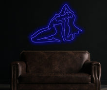 Load image into Gallery viewer, Woman body neon sign, Body neon sign, Body led sign, Woman body led light, Lady neon sign, Neon sign bedroom girl
