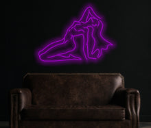 Load image into Gallery viewer, Woman body neon sign, Body neon sign, Body led sign, Woman body led light, Lady neon sign, Neon sign bedroom girl
