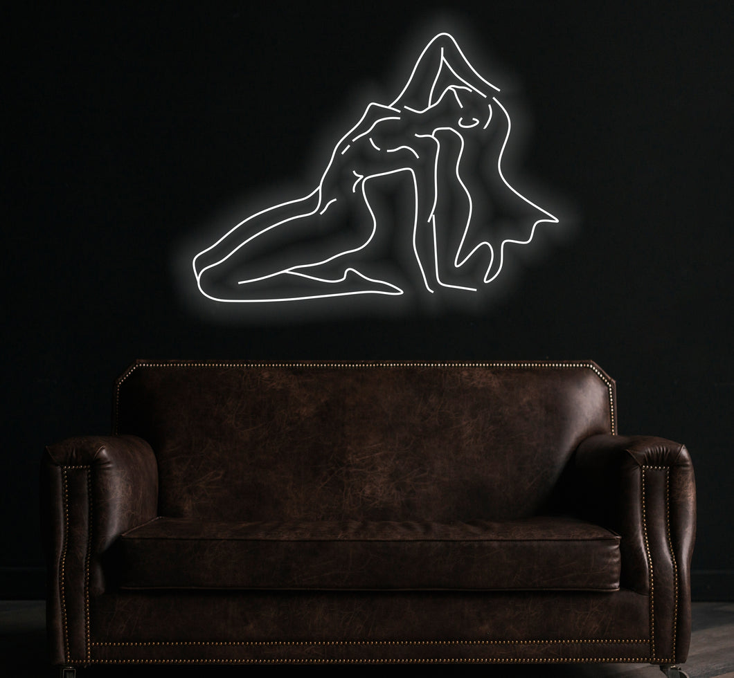 Woman body neon sign, Body neon sign, Body led sign, Woman body led light, Lady neon sign, Neon sign bedroom girl