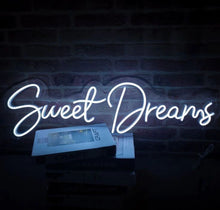 Load image into Gallery viewer, Sweet Dreams Neon Sign, Sweet Dreams Light Sign, custom neon light sign
