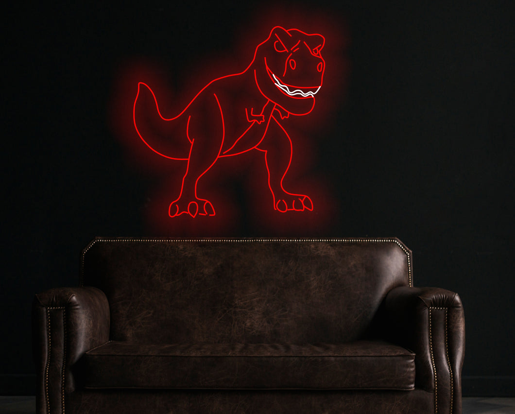 T rex neon light hotsell