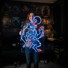 Load image into Gallery viewer, Howling Werewolf Neon Sign, Lycan Wolf Neon Sign, Full Moon Howl Neon Sign
