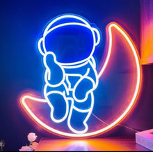 Load image into Gallery viewer, Astronaut Space Neon Led Light, Space Sign Neon Light, Astronaut Kids Room Light, Space Art Neon Light, Nasa Space Unique Decor Neon Light
