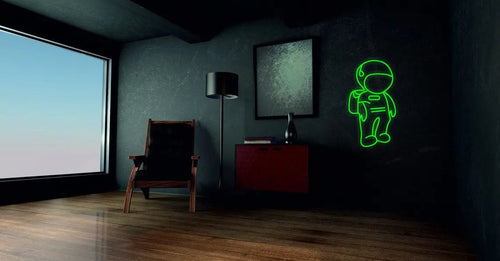Astronaut, Cosmonaut, Space, Cosmos, Spaceman - LED Neon Sign neonartUA